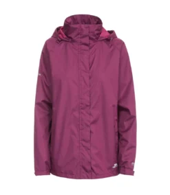 Trespass Womens/Ladies Lanna II Waterproof Jacket (Grape Wine)