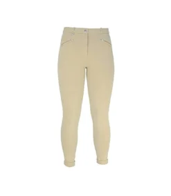 HyPERFORMANCE Womens/Ladies Raised Polka Dot Jodhpurs (Beige)