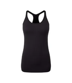 TriDri Womens/Ladies Seamless 3D Fit Sculpt Vest (Black Melange)