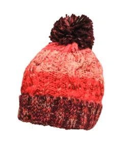 Beechfield® Womens/Ladies Corkscrew Pom Pom Beanie (Cherry Sherbet) -Featured Women's Clothing Stores 064E6BC35EAC558C88CA8AA109B0516874D2ABB748A7D9295322938A25D0BB21