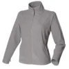 Henbury Womens/Ladies Microfleece Anti-Pill Jacket (Heather Gray)