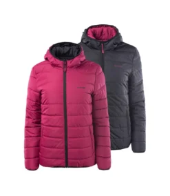 Hi-Tec Womens/Ladies Haimo Padded Jacket (Beet Red/Black)