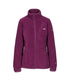 Trespass Womens/Ladies Ciaran Fleece Top (Purple Orchid Stripe)