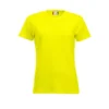 Clique Womens/Ladies New Classic T-Shirt (Visibility Yellow)