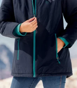 Women's Navy Parka - Water-Repellent -Featured Women's Clothing Stores 0c1eb386b94fb5c0f512241fdc314727