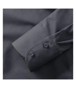 Russell Collection Ladies Long Sleeve Fitted Poplin Shirt (Convoy Gray) -Featured Women's Clothing Stores 1068DE0EAF5AEFC7A033B751C152150EC6B100C878E03465F9429C90D24A3690