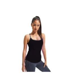 TriDri Womens/Ladies Yoga Undershirt (Black Melange/Silver Melange) -Featured Women's Clothing Stores 106D16616C2741DD2092E74B1F5ACF6566CE3713646484010A8174BCAFA02131