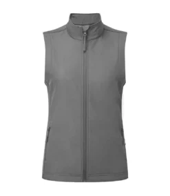 Premier® Premier Womens/Ladies Windchecker Vest (Dark Grey)