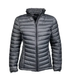 Tee Jays Womens/Ladies Padded Zepelin Jacket (Space Gray)