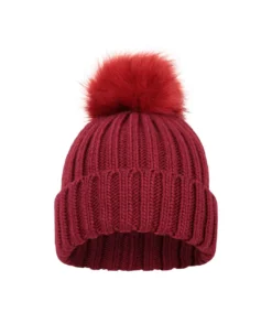 Mountain Warehouse Womens/Ladies Geneva Borg Lined Beanie (Red)