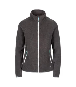 Trespass Womens/Ladies Liggins Fleece Jacket (Black Marl)