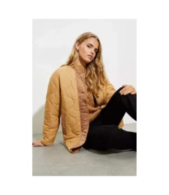 Dorothy Perkins Womens/Ladies Contrast Collarless Padded Jacket (Camel) -Featured Women's Clothing Stores 1A6861B1E351E209DD6F6233E4959BD5E048E63347E3CCAA54DBCB1F69A7B12E