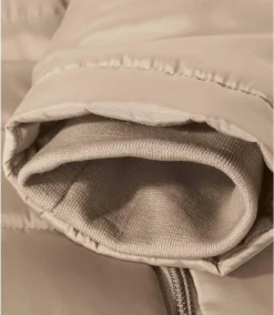 Women's Beige Water-Repellent Padded Parka - Foldaway Hood -Featured Women's Clothing Stores 1eae93eaffb40a9a4db29282c0898db9