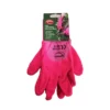 Ambassador Womens/Ladies Latex Gardening Gloves (Pink) (M)
