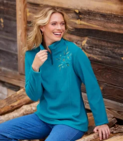 Pack Of 2 Women's Microfleece Pullovers - Ochre Blue -Featured Women's Clothing Stores 25a553aa5f4ceacf94a9dc499c4e5f59