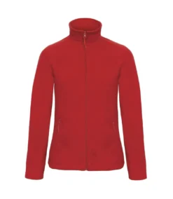 B&C Womens/Ladies ID.501 Fleece Jacket (Red)