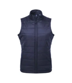 Premier® Premier Womens/Ladies Recyclight Padded Vest (Navy)