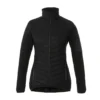 Elevate Womens/Ladies Banff Hybrid Insulated Jacket (Solid Black)