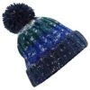 Beechfield® Womens/Ladies Corkscrew Pom Pom Beanie (Chilli Blues)