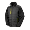Result Womens/Ladies Compass Soft Shell Jacket (Black/Yellow)