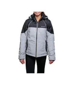HyVIZ Womens/Ladies Silva Flash Waterproof Padded Jacket (Black/Silver)