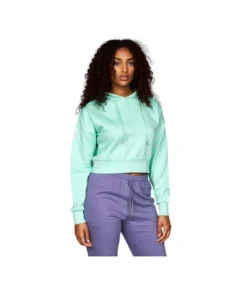 Juice Womens/Ladies Danica Cropped Hoodie (Black)