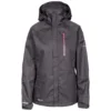 Trespass Womens/Ladies Tiya Waterproof DLX Jacket (Black Marl)