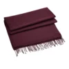 Beechfield Classic Woven Scarf (Burgundy) (One Size)