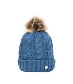 HyFASHION Unisex Adult Melrose Cable Knit Beanie (Petrol Blue)