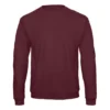 B&C Adults Unisex ID. 202 50/50 Sweatshirt (Burgundy)