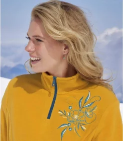 Pack Of 2 Women's Microfleece Pullovers - Ochre Blue -Featured Women's Clothing Stores 38ce10c7903dab3247dec064bcd5ef2f