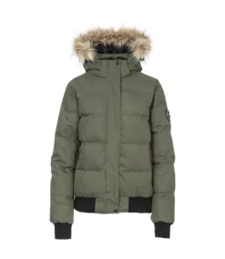 Trespass Womens/Ladies Kendrick DLX Down Jacket (Moss)