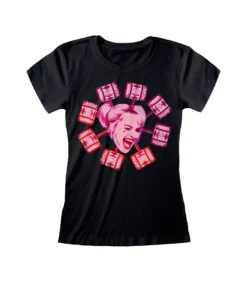 Birds Of Prey Womens/Ladies Harley Quinn Rotten Fitted T-Shirt (Black)