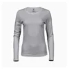 Tee Jays Womens/Ladies Interlock Long-Sleeved T-Shirt (White)
