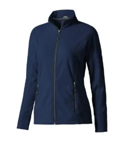 Elevate Womens/Ladies Rixford Full Zip Polyfleece (Navy)