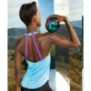 Tri Dri Womens/Ladies Double Strap Back Vest (Lightning Pink Melange)