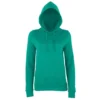 AWDis Just Hoods Womens/Ladies Girlie College Pullover Hoodie (Jade)
