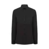 Henbury Womens/Ladies Modern Long Sleeve Oxford Shirt (Black)
