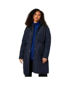 Dorothy Perkins Womens/Ladies Padded Longline Parka (Navy)