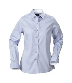 James Harvest Womens/Ladies Redding Formal Shirt (Blue)