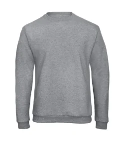 B&C Adults Unisex ID. 202 50/50 Sweatshirt (Heather Grey)