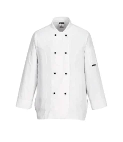 Portwest Womens/Ladies Rachel Long-Sleeved Chef Jacket (White)