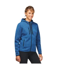 Proact Womens/Ladies Heather Hooded Jacket (Light Royal Blue Melange) -Featured Women's Clothing Stores 5FDA875E6F1D1251D7C89B7E1878A5885FA0E481CF3B1591FEEBA5CC00152B1F