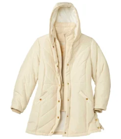 Women's Beige Padded Jacket -Featured Women's Clothing Stores 62cab6d9932a3d1991b25e3ae520b5f2