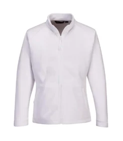 Portwest Womens/Ladies Aran Fleece Jacket (White)