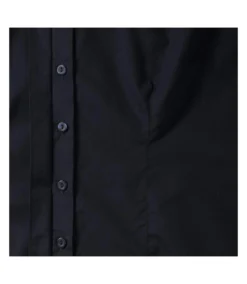 Russell Collection Ladies 3/4 Sleeve Poly-Cotton Easy Care Fitted Poplin Shirt (French Navy) -Featured Women's Clothing Stores 63AC62CBEE38F45D921189ADA703078241AD3463FD0AF0492C04680AEF7E2776