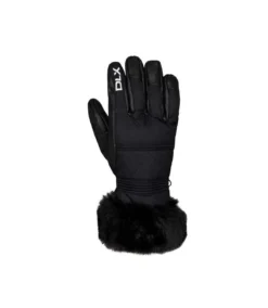 Trespass Womens/Ladies Dirin Leather Ski Gloves (Black)