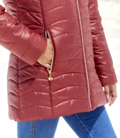 Women's Longline Padded Coat - Water-Repellent -Featured Women's Clothing Stores 66e672f99e2de4c6503e172731d73ed5