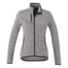 Elevate Womens/Ladies Tremblant Knit Jacket (Heather Gray)