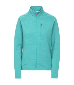 Trespass Womens/Ladies Erinn DLX Fleece Jacket (Ocean Green Marl)
